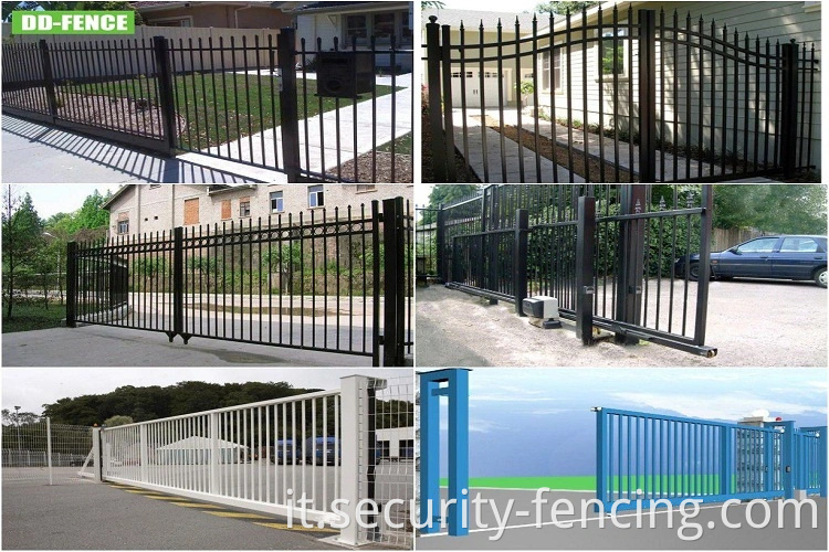 Pannello di sicurezza in acciaio in acciaio in polvere recinzione per pannello di sicurezza per giardino del giardino del parco giochi del parco giochi per il parco giochi